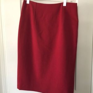 Ann Taylor wool lined pencil skirt.